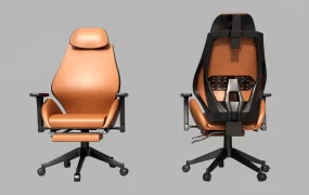High End Ergonomic Executive Office Chair SketchUp 3D Model