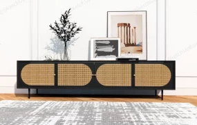 Black Tv Console Cabinet