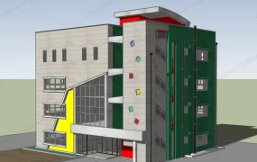 Colorful Office Building