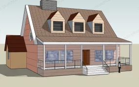 Small Colonial Style House