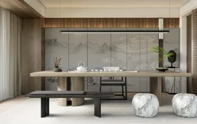 Chinese Style Tea Room Design