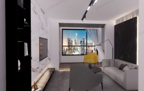 Living Room And Dining Room Interior Combo