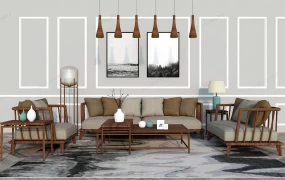 Chinese Living Room Furniture Set