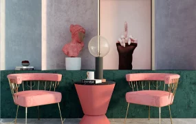 Luxury Accent Table And Chair Set