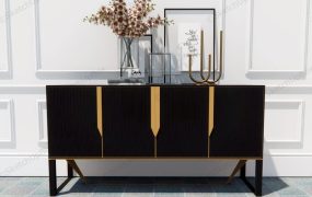 Living Room Accent Console Idea