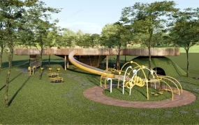 Creative Wooden Playground