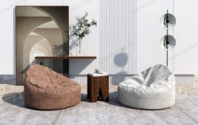 Bean Bag Living Room Set