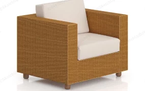 Rattan Cube Chair