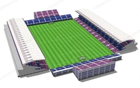 Soccer Field With Stands
