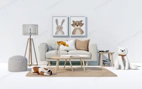 Small Apartment Living Room Furniture Set