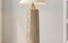 Wabi Sabi Wooden Floor Lamp