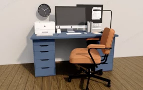 Ikea Office Desk And Chair Set