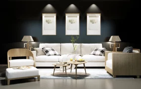 Casual Living Room Furniture Set