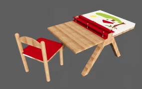 Toddler Art Table Set