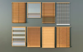 Bamboo And Wood Roller Blinds