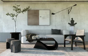 Modern Zen Living Room