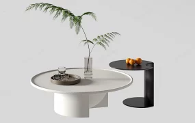 Modern Nesting Coffee Table Set