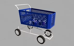 Plastic Shopping Cart