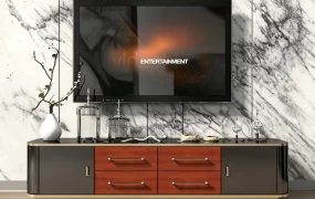 Modern TV Console Cabinet