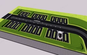 Small Car Parking Design