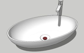 Oval Countertop Basin