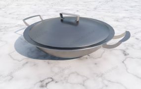 Stainless Steel Pan With Lid