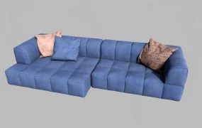 Modern Blue Sofa