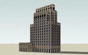 Modern Art Deco Office Building