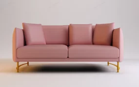 Blush Pink Sofa