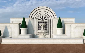 Large Outdoor Wall Fountain