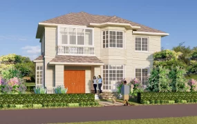 American Suburban Craftsman House Residence SketchUp 3D Model