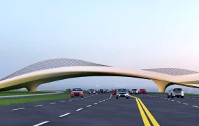 Modern Pedestrian Bridge
