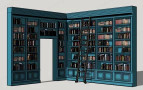 Full Wall Bookcases