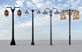 Traditional Chinese Street Lights