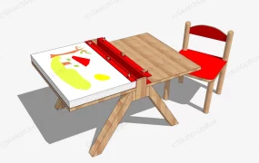Kids Art Table And Chair Set