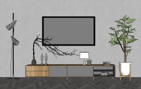 Modern Low Profile TV Stand