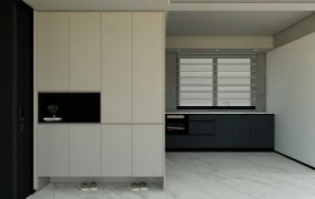 Tall Entryway Storage Cabinet