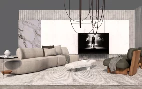 Contemporary Living Room Interior
