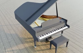 Black Grand Piano