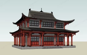 Chinese Temple Pavilion