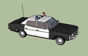 AMC Matador Police Car 4-Door Sedan