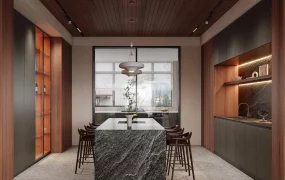 Elegant Home Bar Design