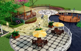 Waterfront Landscaping & Deck