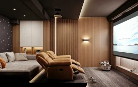 Modern Home Theater Room