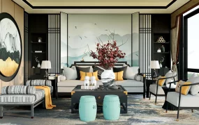Traditional Chinese Style Living Room