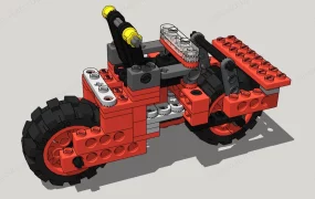 Lego Motorcycle Toy