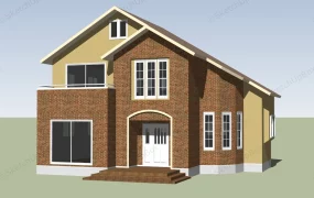 Two Story Brick House