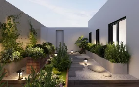 Rooftop Garden Design Idea
