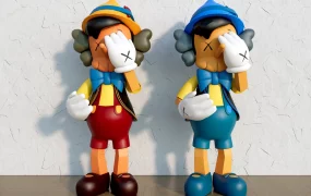 Pinocchio And Jiminy Kaws Collection