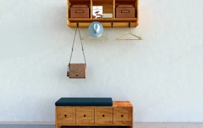 Entryway Bench And Wall Storage